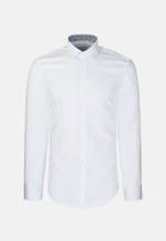 Shaped Business shirt Uni in Weiß |  Seidensticker Onlineshop