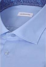 Shaped Business shirt Uni in Mittelblau |  Seidensticker Onlineshop