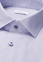 Regular Business shirt Print in Mittelblau |  Seidensticker Onlineshop