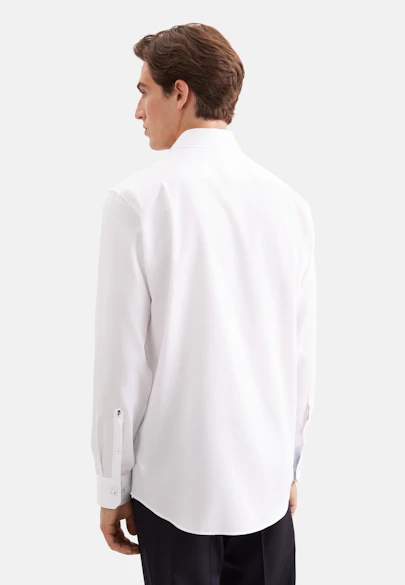 Regular Business shirt Uni in Weiß |  Seidensticker Onlineshop