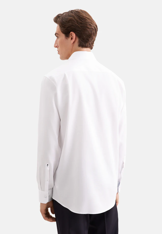Regular Business shirt Uni in Weiß |  Seidensticker Onlineshop