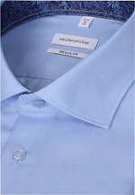 Regular Business shirt Uni in Mittelblau |  Seidensticker Onlineshop