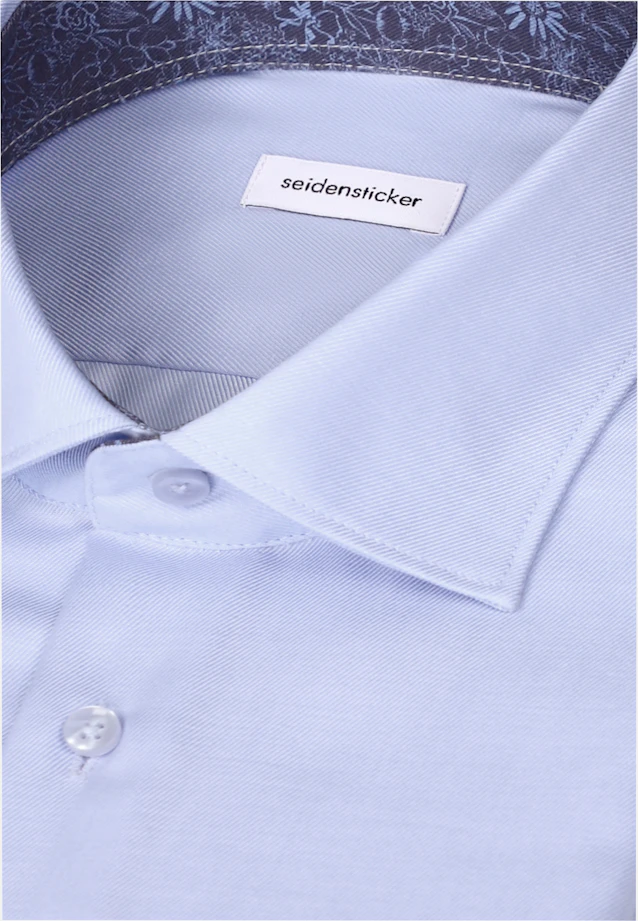 Regular Business shirt Uni in Mittelblau |  Seidensticker Onlineshop