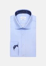 Regular Business shirt Uni in Mittelblau |  Seidensticker Onlineshop