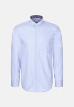 Regular Business shirt Uni in Mittelblau |  Seidensticker Onlineshop