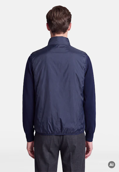 Regular Gilet Uni in Bleu Foncé |  Seidensticker Onlineshop