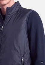 Regular Gilet Uni in Bleu Foncé |  Seidensticker Onlineshop