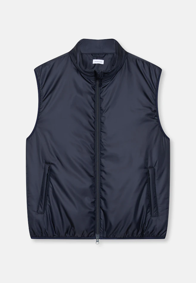 Regular Vest Uni in Dunkelblau | Seidensticker online shop