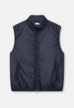 Regular Gilet Uni in Bleu Foncé |  Seidensticker Onlineshop