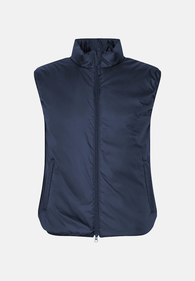 Regular Vest Uni in Dunkelblau | Seidensticker online shop