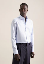 X-Slim Business shirt Stripes in Mittelblau |  Seidensticker Onlineshop