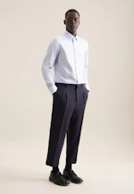 X-Slim Business shirt Stripes in Mittelblau |  Seidensticker Onlineshop