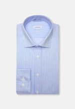 X-Slim Business shirt Stripes in Mittelblau |  Seidensticker Onlineshop
