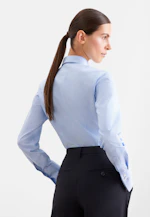 Twill Hemdbluse slim fit mit langer Manschette in Hellblau |  Seidensticker Onlineshop