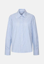 Oxford Hemdbluse A- Linie mit langer Manschette in Bleu Moyen |  Seidensticker Onlineshop