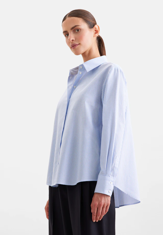 Oxford Hemdbluse in A- Linie in Bleu Clair |  Seidensticker Onlineshop