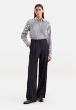 Hemdbluse aus Twill in Mittelblau |  Seidensticker Onlineshop