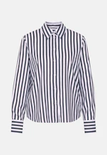 Hemdbluse aus Twill in Mittelblau |  Seidensticker Onlineshop