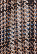 Schluppenbluse mit Volumenärmeln und hoher Manschette aus Chiffon in Braun |  Seidensticker Onlineshop