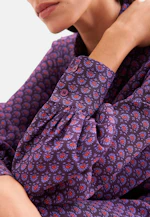 Tunikakleid mit abnehmbarer Schluppe aus Viskose Crêpe in Rose Fuchsia |  Seidensticker Onlineshop