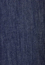 Denim Kleid mit Volumenärmeln und aufgesetzten Taschen in Bleu Foncé |  Seidensticker Onlineshop