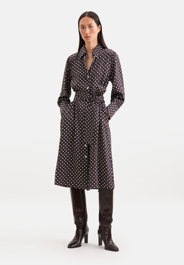 Robe midi ceinture in Marron |  Seidensticker Onlineshop