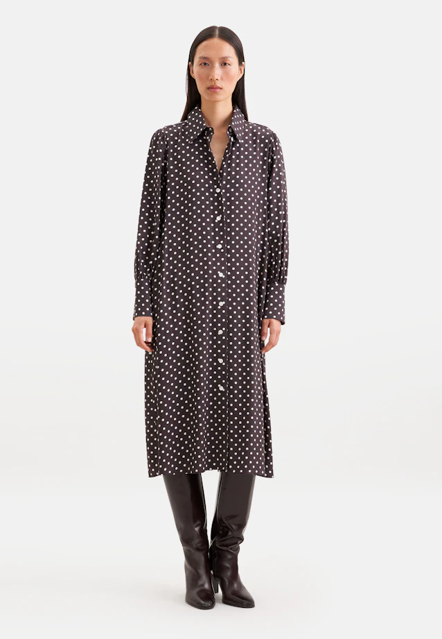 Belted midi dress in Braun |  Seidensticker Onlineshop
