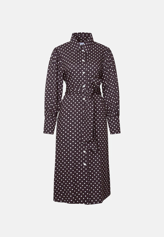 Belted midi dress in Braun | Seidensticker online shop