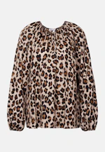 Satin raglan blouse with bow details in Beige |  Seidensticker Onlineshop