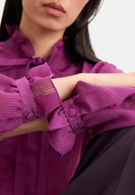 Bow Blouse with Ruffle Detail in Rosa |  Seidensticker Onlineshop