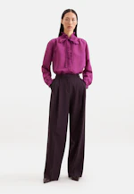 Bow Blouse with Ruffle Detail in Rosa |  Seidensticker Onlineshop