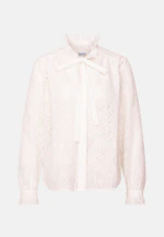 Bow Blouse with Ruffle Detail in Weiß |  Seidensticker Onlineshop