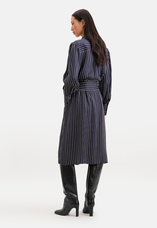 Robe midi ceinture in Bleu Foncé |  Seidensticker Onlineshop