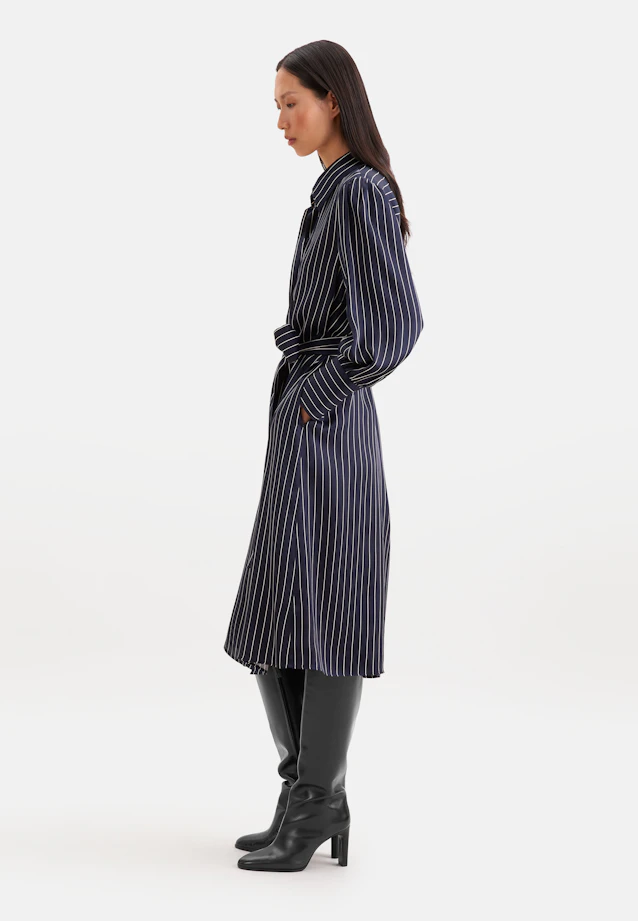 Robe midi ceinture in Bleu Foncé |  Seidensticker Onlineshop