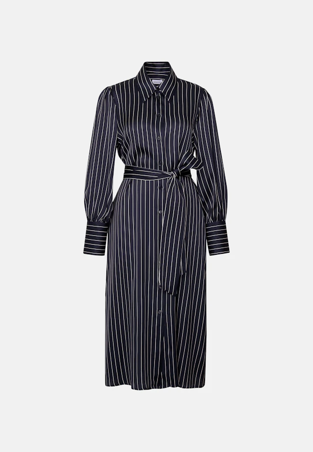 Robe midi ceinture in Bleu Foncé |  Seidensticker Onlineshop