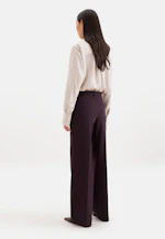 Pleated Wool Blend Trousers in Rot |  Seidensticker Onlineshop