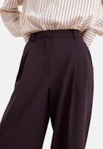 Pleated Wool Blend Trousers in Rot |  Seidensticker Onlineshop
