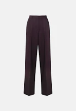 Pleated Wool Blend Trousers in Rot |  Seidensticker Onlineshop