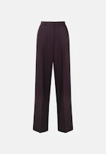 Pleated Wool Blend Trousers in Rot |  Seidensticker Onlineshop