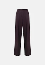 Pleated Wool Blend Trousers in Rot |  Seidensticker Onlineshop