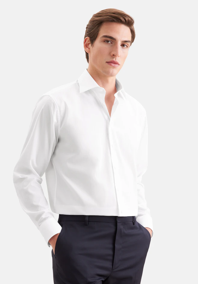 Regular Business Hemd Uni in Weiß | Seidensticker Onlineshop