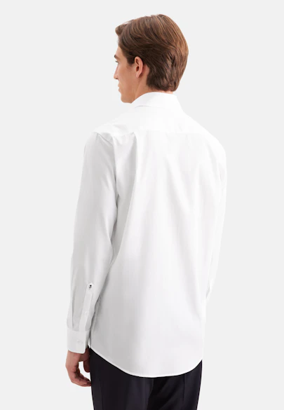 Regular Business shirt Uni in Weiß |  Seidensticker Onlineshop
