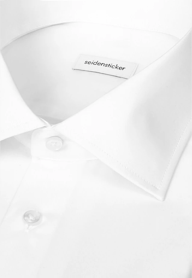 Regular Business shirt Uni in Weiß |  Seidensticker Onlineshop