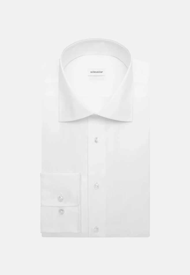 Regular Business shirt Uni in Weiß | Seidensticker online shop