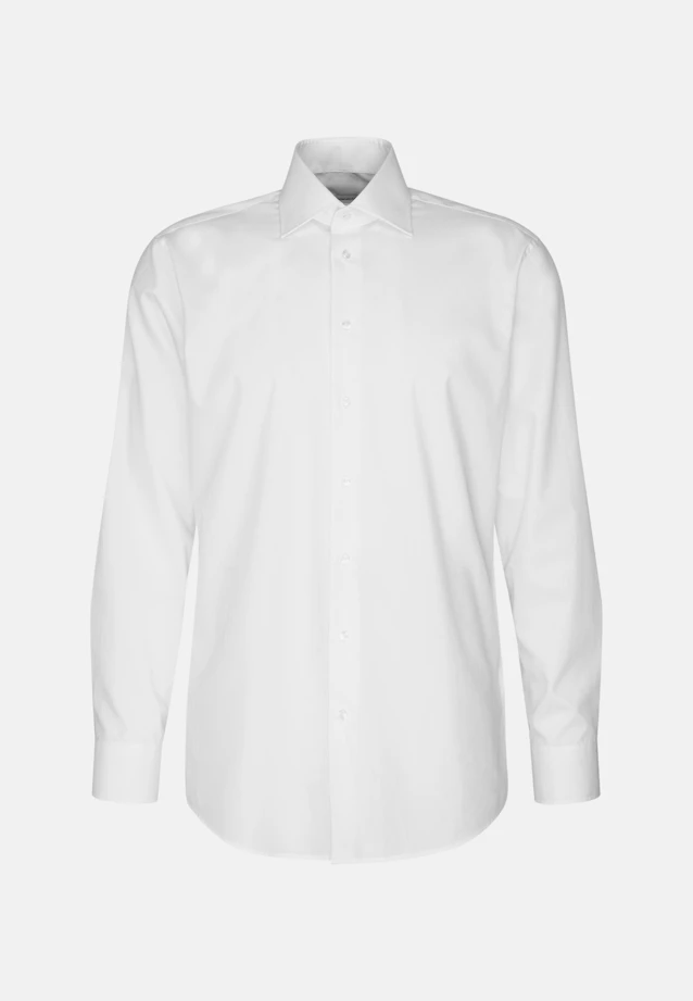 Regular Business shirt Uni in Weiß |  Seidensticker Onlineshop