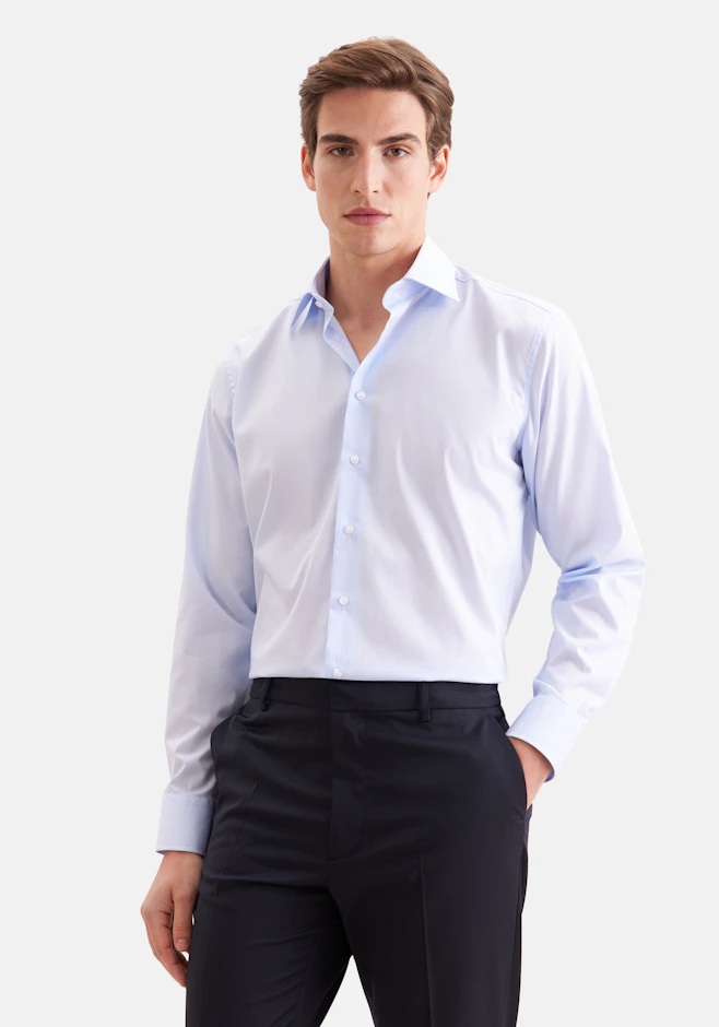 Regular Business Hemd Uni in Hellblau | Seidensticker Onlineshop