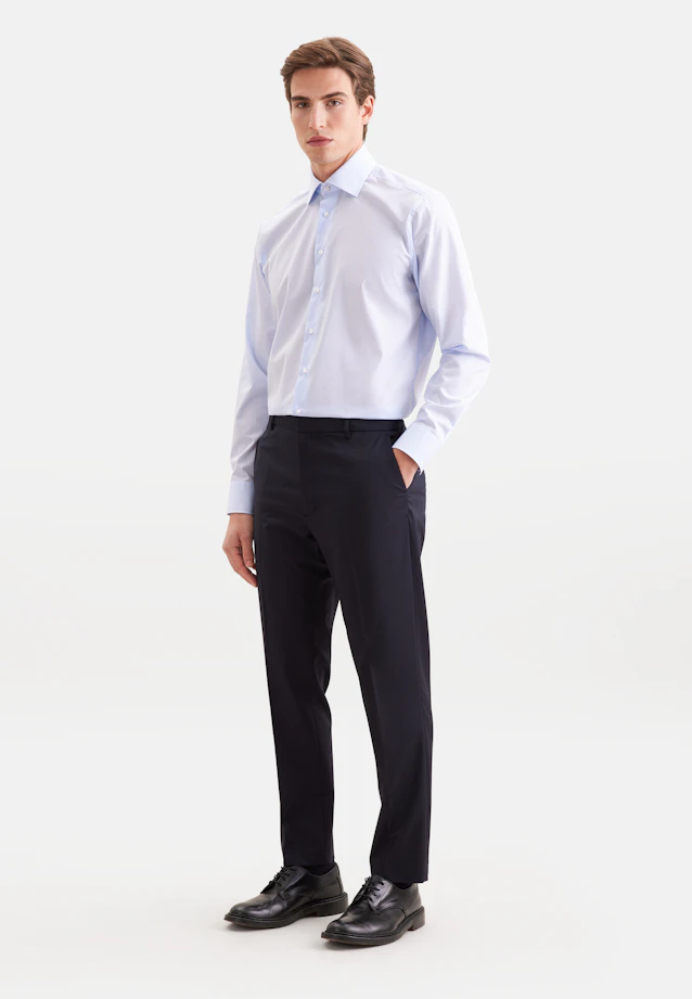 Regular Business shirt Uni in Hellblau |  Seidensticker Onlineshop