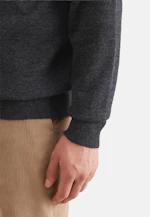 Regular Quarter Zip Uni in Grau |  Seidensticker Onlineshop