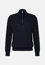 Regular Quarter Zip Uni in Dunkelblau |  Seidensticker Onlineshop