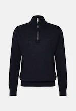 Regular Quarter Zip Uni in Dunkelblau |  Seidensticker Onlineshop